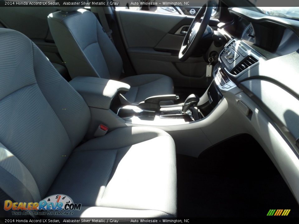 2014 Honda Accord LX Sedan Alabaster Silver Metallic / Gray Photo #13