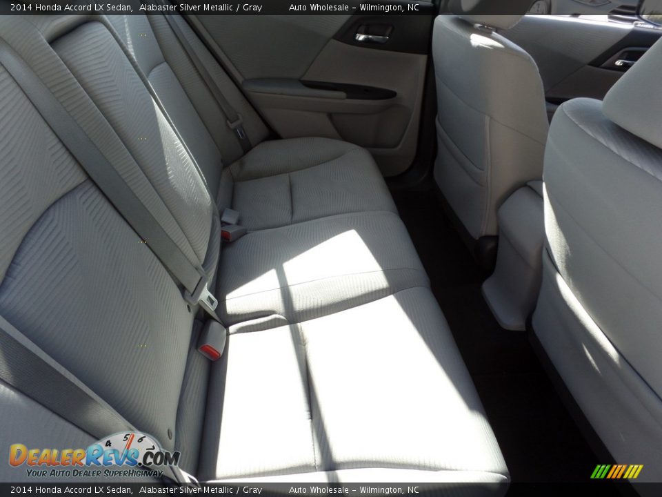 2014 Honda Accord LX Sedan Alabaster Silver Metallic / Gray Photo #14