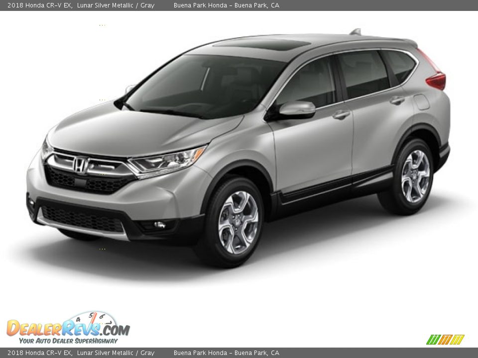 2018 Honda CR-V EX Lunar Silver Metallic / Gray Photo #19