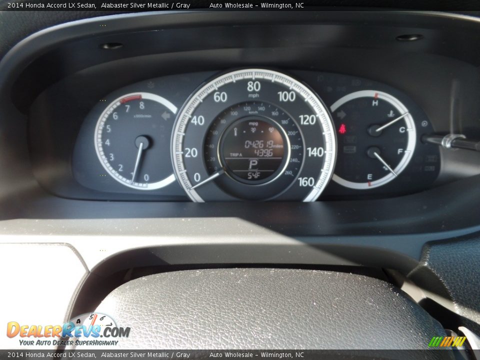 2014 Honda Accord LX Sedan Alabaster Silver Metallic / Gray Photo #16