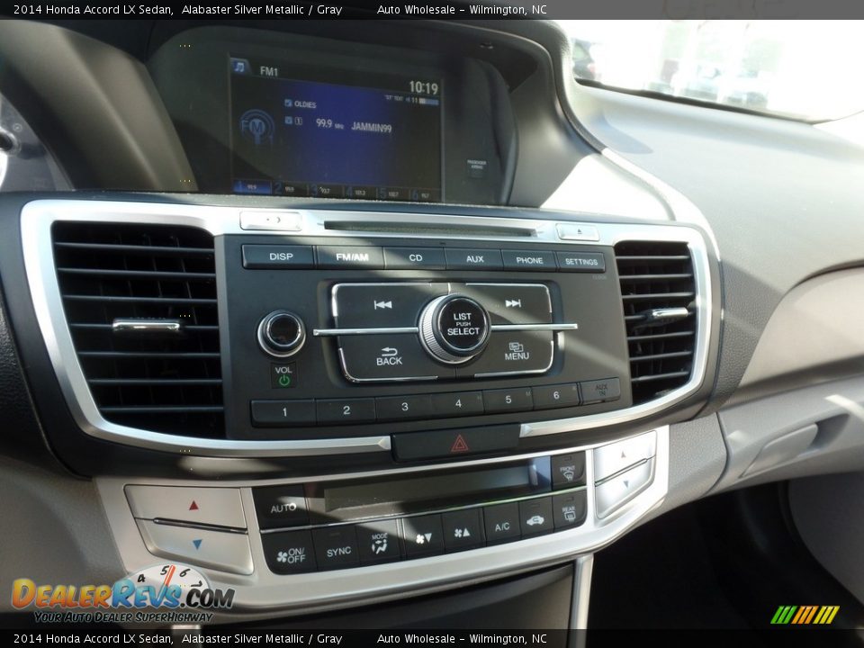 2014 Honda Accord LX Sedan Alabaster Silver Metallic / Gray Photo #17