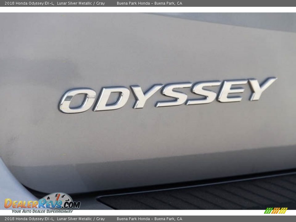 2018 Honda Odyssey EX-L Lunar Silver Metallic / Gray Photo #3