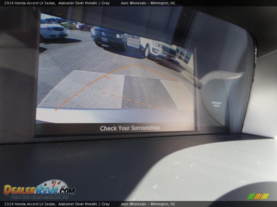 2014 Honda Accord LX Sedan Alabaster Silver Metallic / Gray Photo #18
