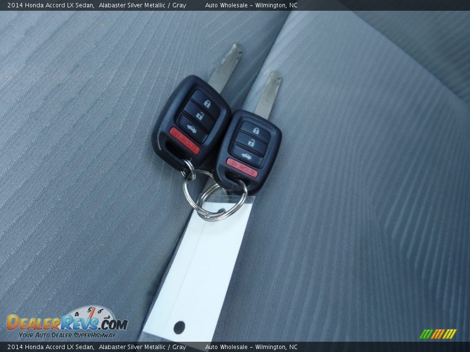 2014 Honda Accord LX Sedan Alabaster Silver Metallic / Gray Photo #20