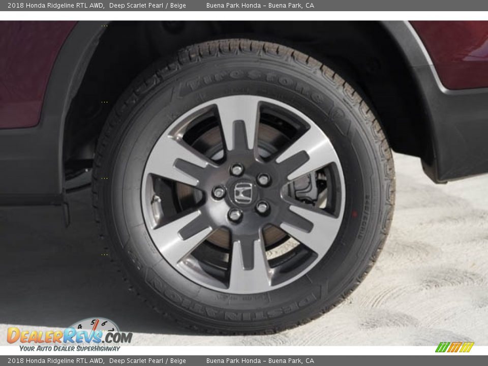 2018 Honda Ridgeline RTL AWD Wheel Photo #14