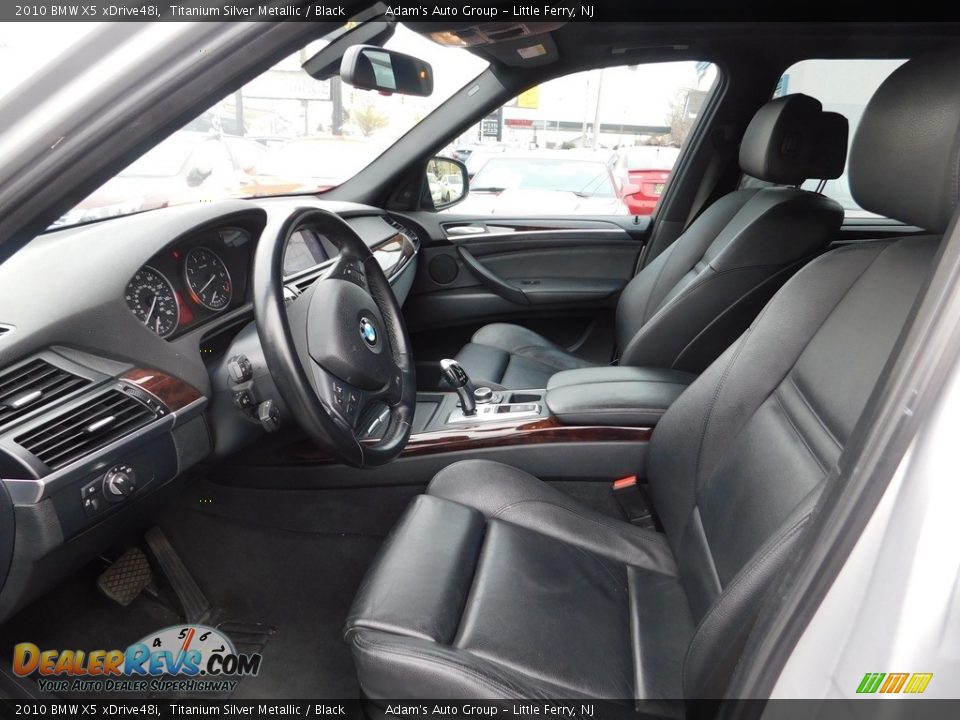 2010 BMW X5 xDrive48i Titanium Silver Metallic / Black Photo #11