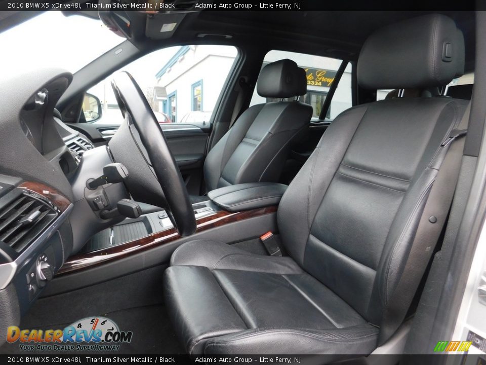 2010 BMW X5 xDrive48i Titanium Silver Metallic / Black Photo #12