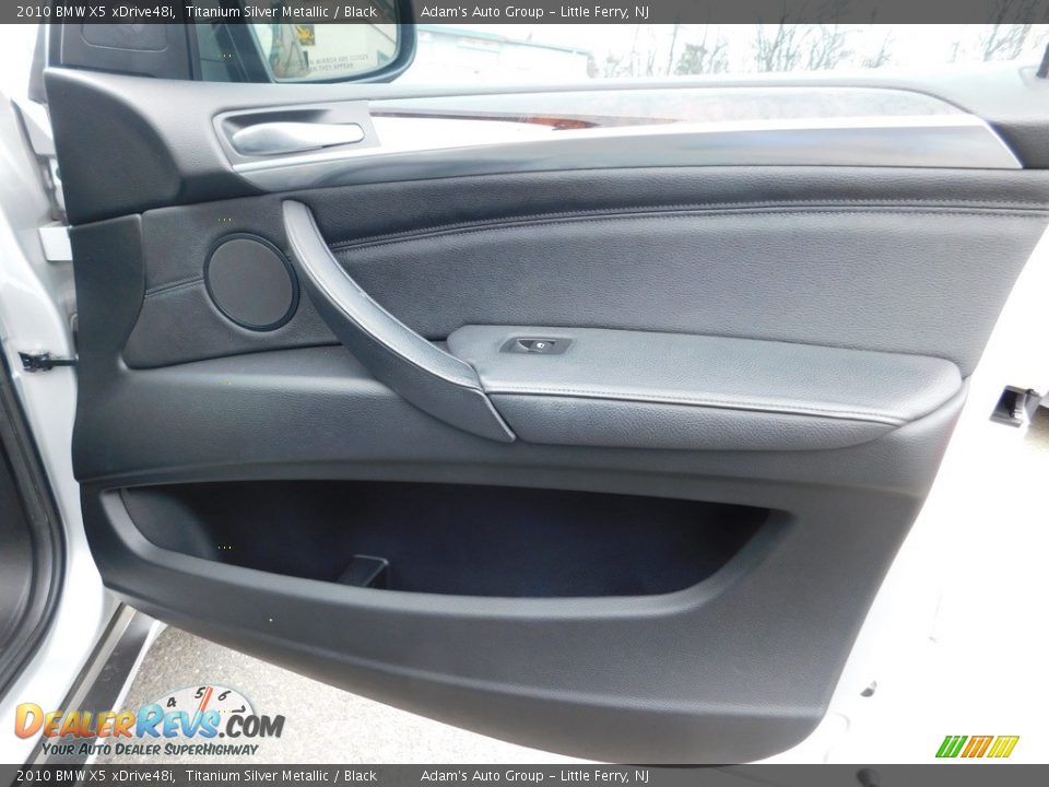 2010 BMW X5 xDrive48i Titanium Silver Metallic / Black Photo #14