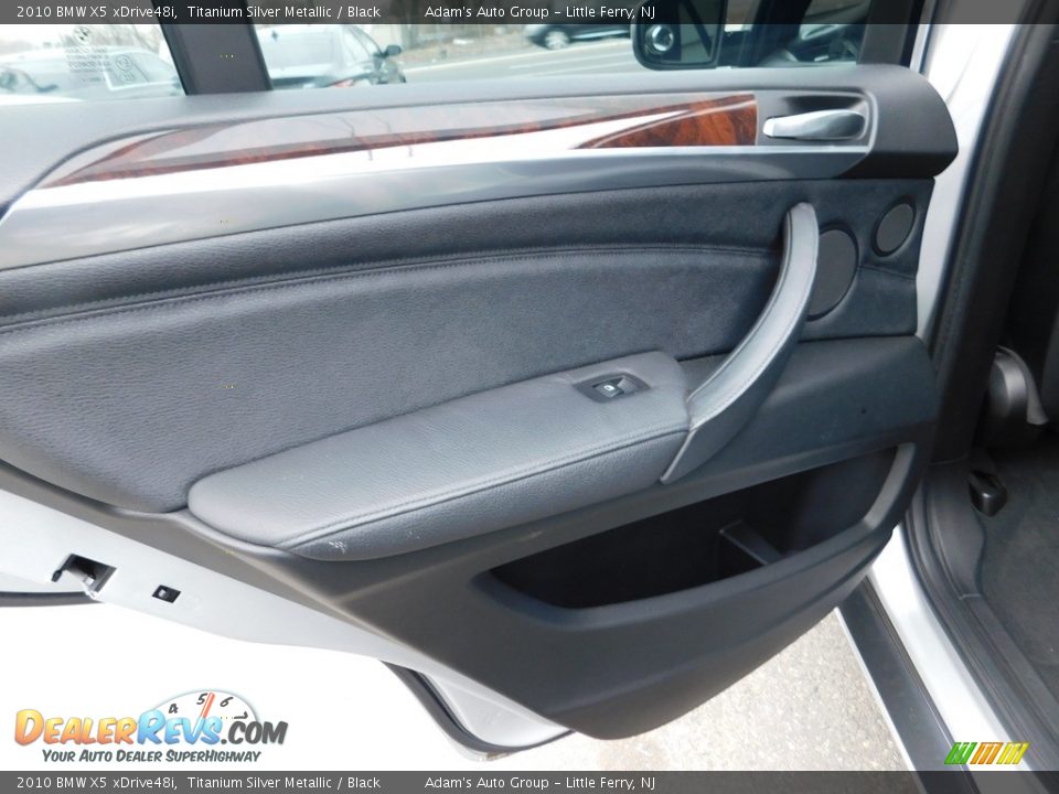 2010 BMW X5 xDrive48i Titanium Silver Metallic / Black Photo #20