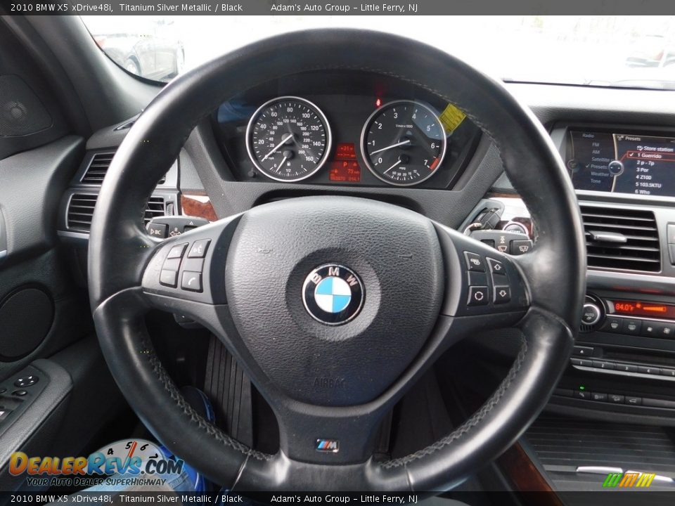 2010 BMW X5 xDrive48i Titanium Silver Metallic / Black Photo #27