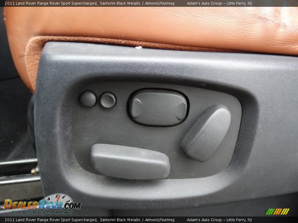 2011 Land Rover Range Rover Sport Supercharged Santorini Black Metallic / Almond/Nutmeg Photo #12