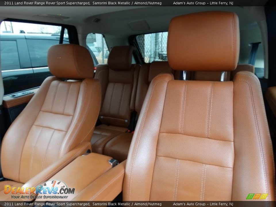 2011 Land Rover Range Rover Sport Supercharged Santorini Black Metallic / Almond/Nutmeg Photo #15