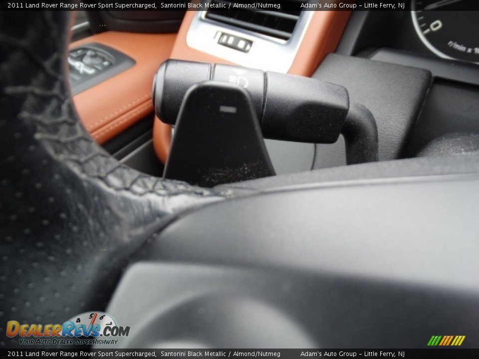 2011 Land Rover Range Rover Sport Supercharged Santorini Black Metallic / Almond/Nutmeg Photo #23