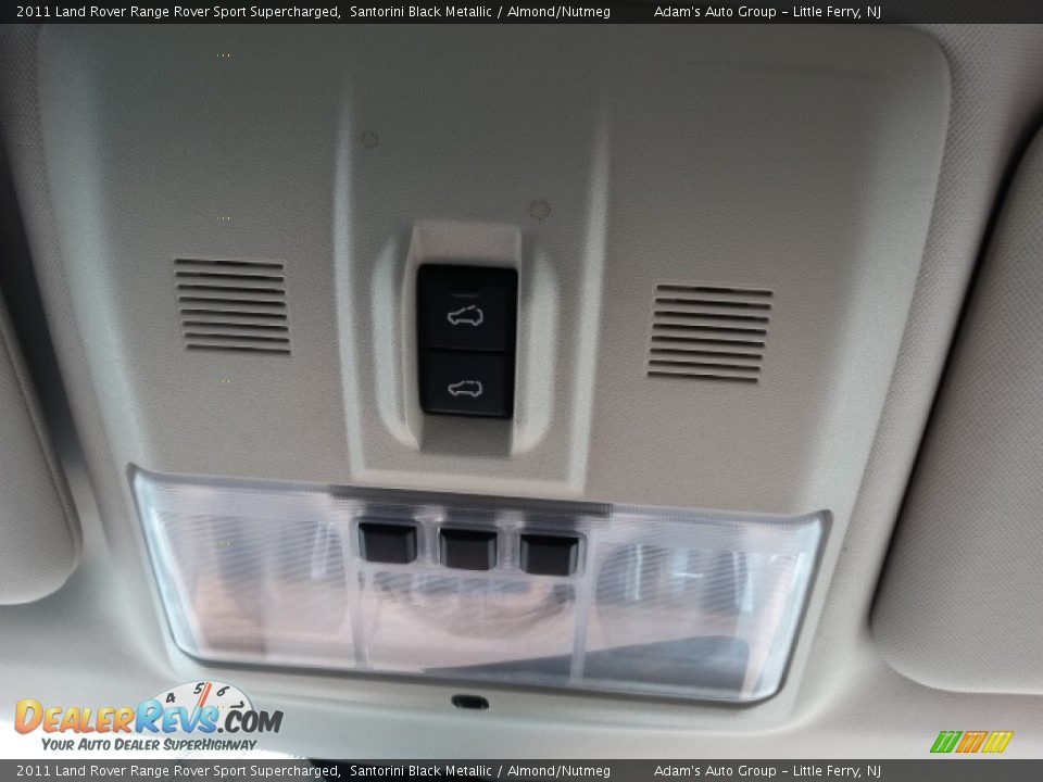 2011 Land Rover Range Rover Sport Supercharged Santorini Black Metallic / Almond/Nutmeg Photo #25