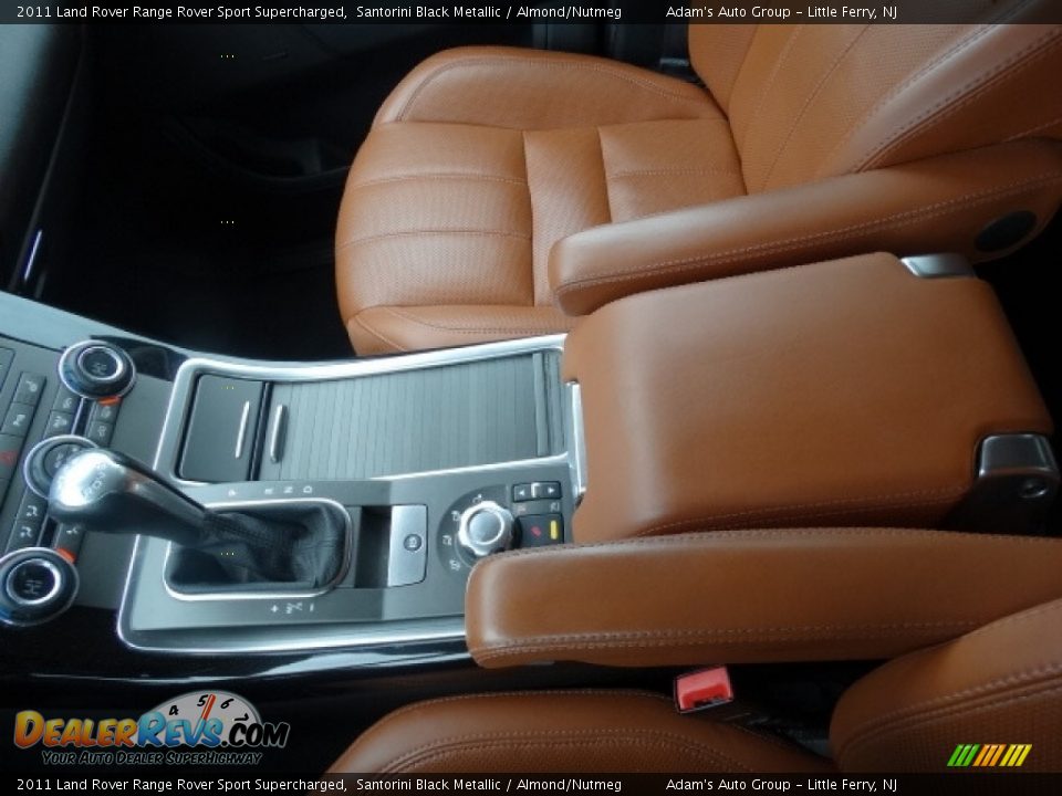 2011 Land Rover Range Rover Sport Supercharged Santorini Black Metallic / Almond/Nutmeg Photo #26