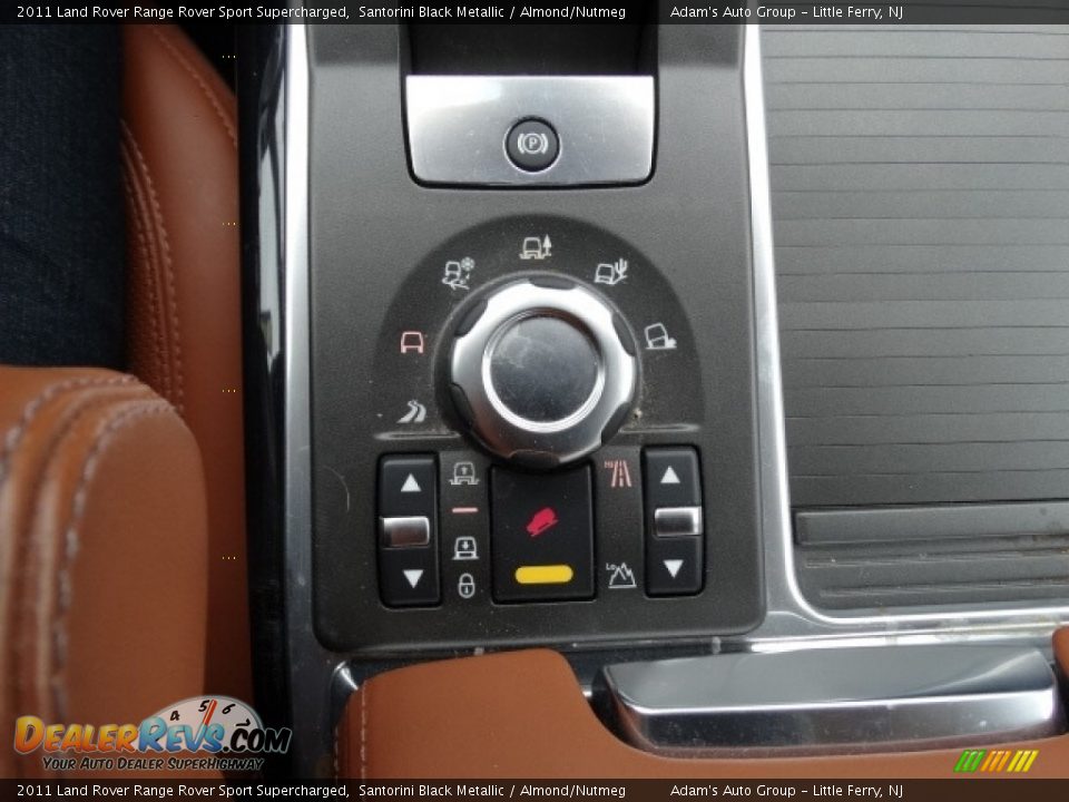 2011 Land Rover Range Rover Sport Supercharged Santorini Black Metallic / Almond/Nutmeg Photo #27