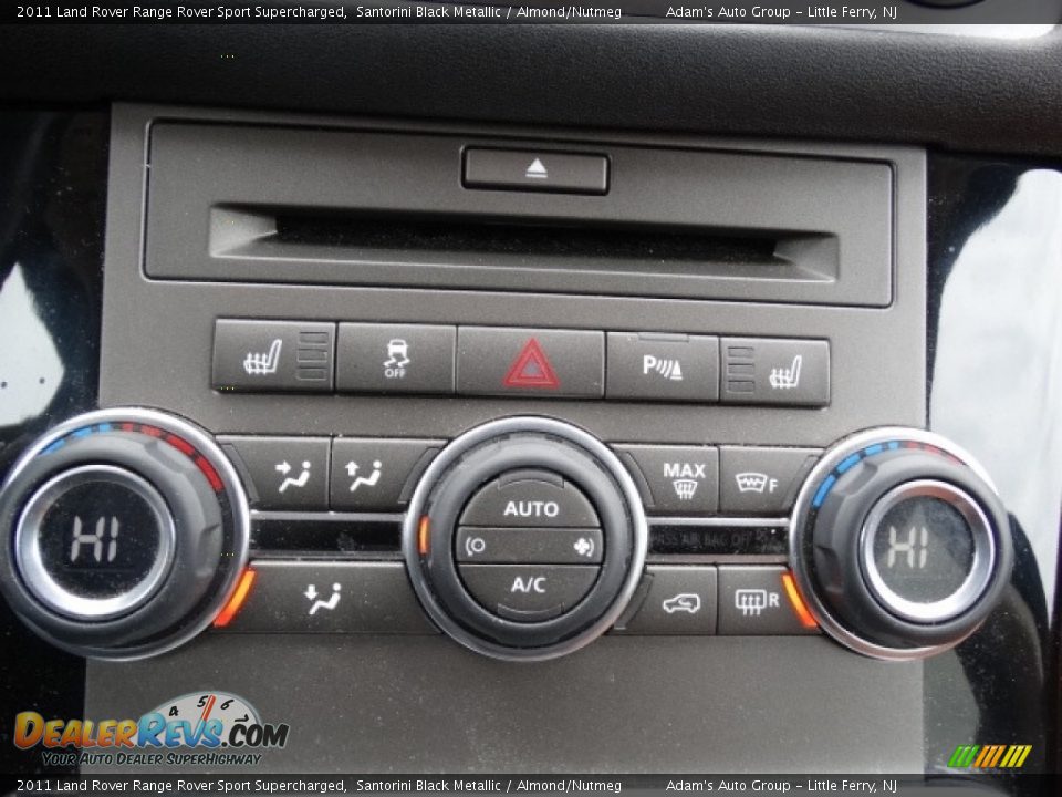 2011 Land Rover Range Rover Sport Supercharged Santorini Black Metallic / Almond/Nutmeg Photo #29
