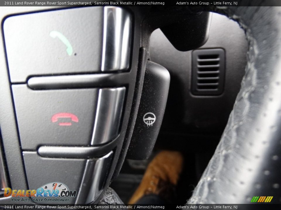 2011 Land Rover Range Rover Sport Supercharged Santorini Black Metallic / Almond/Nutmeg Photo #31