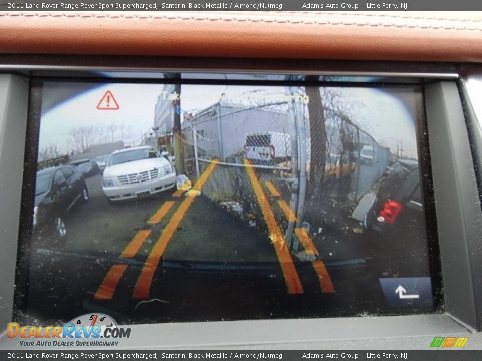 2011 Land Rover Range Rover Sport Supercharged Santorini Black Metallic / Almond/Nutmeg Photo #34