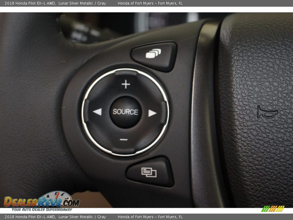 2018 Honda Pilot EX-L AWD Lunar Silver Metallic / Gray Photo #20