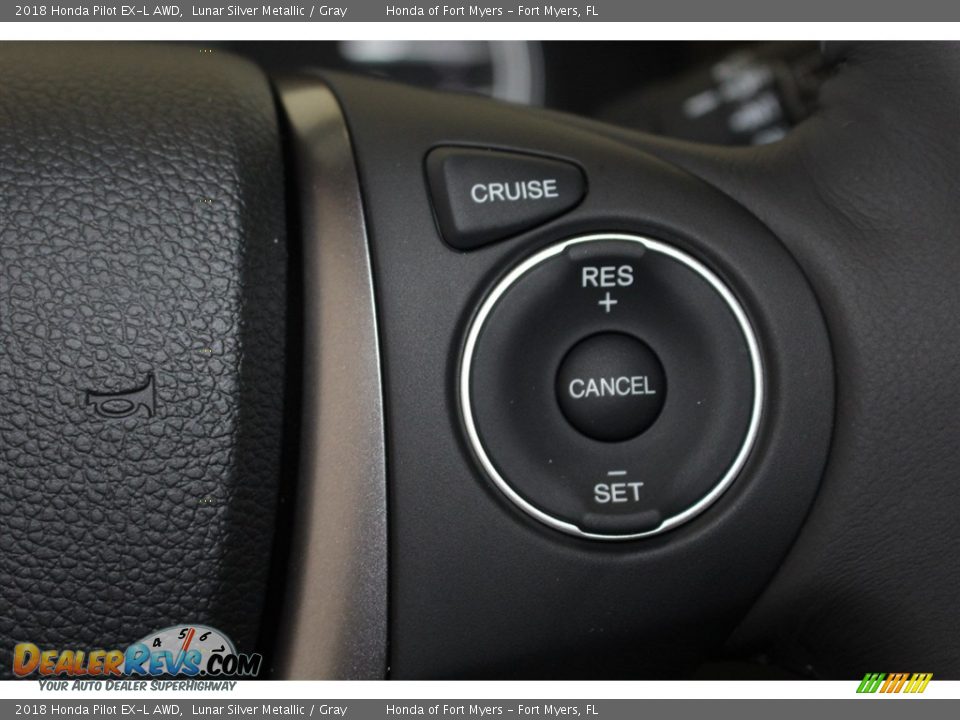 2018 Honda Pilot EX-L AWD Lunar Silver Metallic / Gray Photo #21
