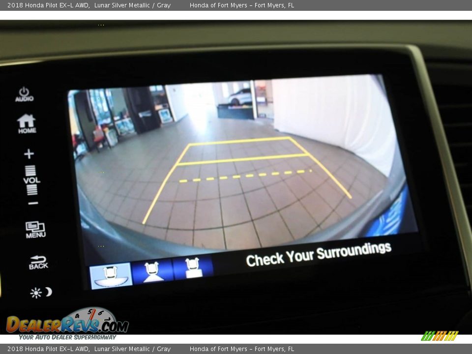 2018 Honda Pilot EX-L AWD Lunar Silver Metallic / Gray Photo #25