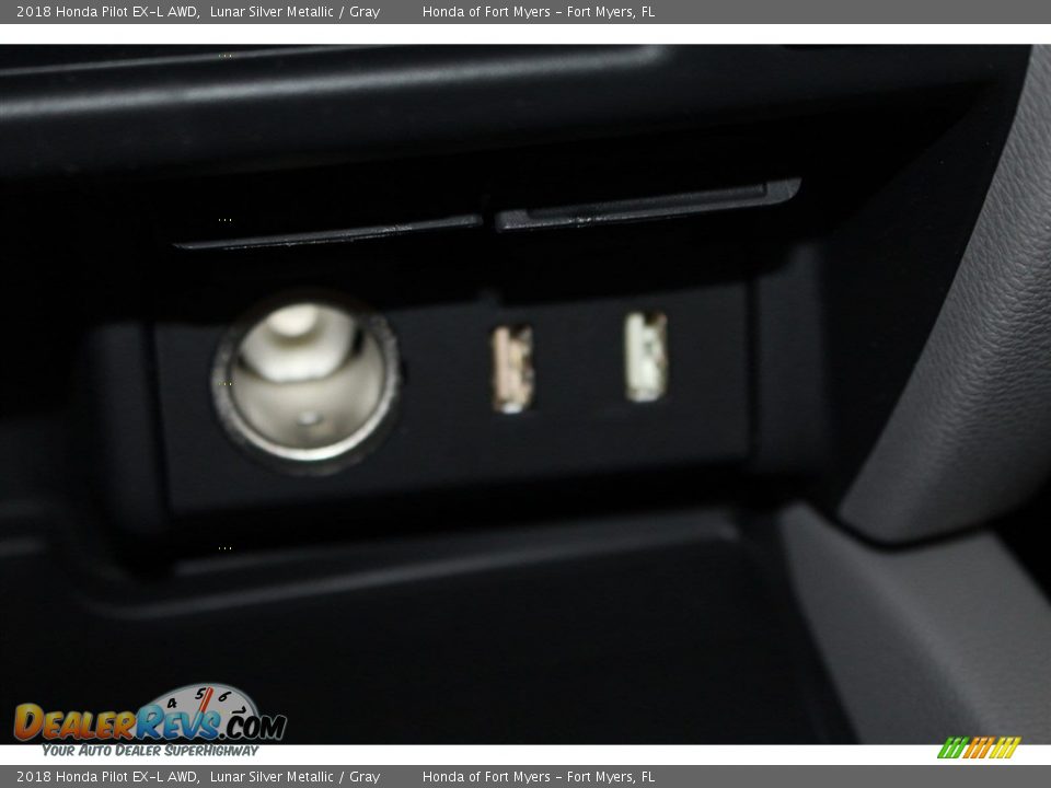 2018 Honda Pilot EX-L AWD Lunar Silver Metallic / Gray Photo #31