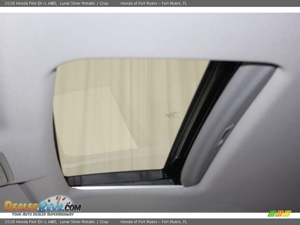 2018 Honda Pilot EX-L AWD Lunar Silver Metallic / Gray Photo #33