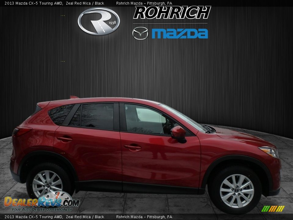 2013 Mazda CX-5 Touring AWD Zeal Red Mica / Black Photo #2