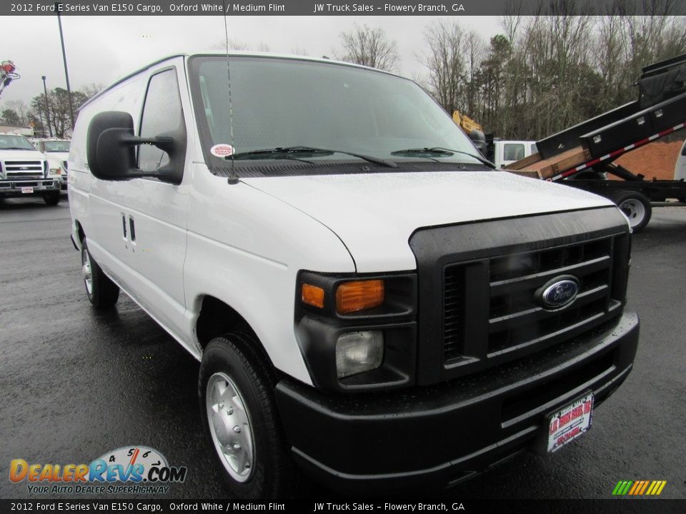 2012 Ford E Series Van E150 Cargo Oxford White / Medium Flint Photo #7