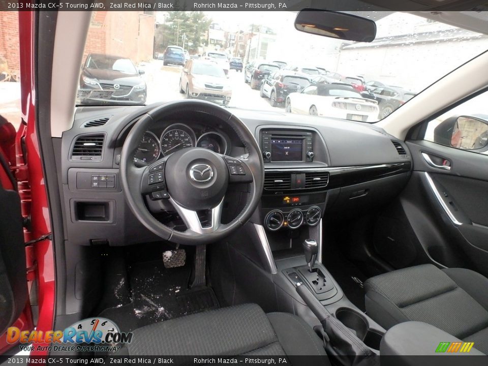2013 Mazda CX-5 Touring AWD Zeal Red Mica / Black Photo #8