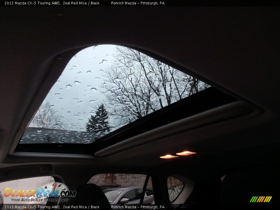 2013 Mazda CX-5 Touring AWD Zeal Red Mica / Black Photo #9