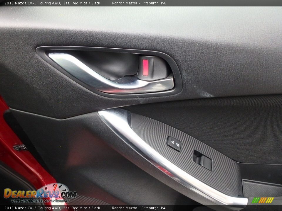 2013 Mazda CX-5 Touring AWD Zeal Red Mica / Black Photo #11