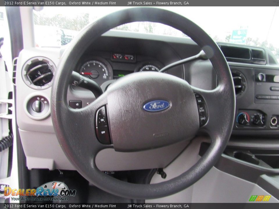 2012 Ford E Series Van E150 Cargo Oxford White / Medium Flint Photo #24