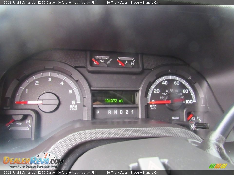 2012 Ford E Series Van E150 Cargo Oxford White / Medium Flint Photo #25