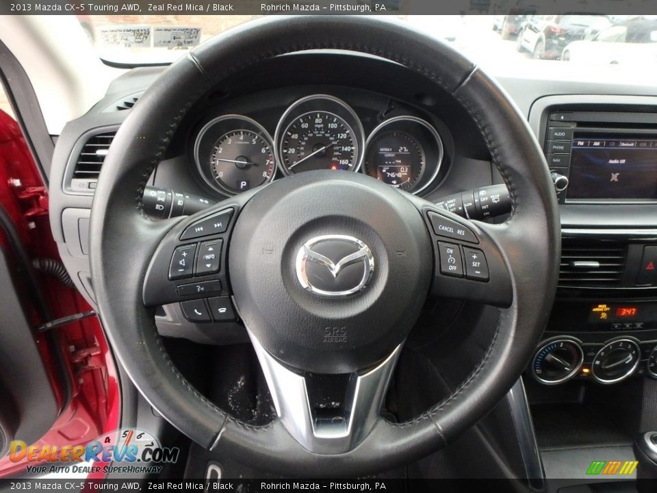 2013 Mazda CX-5 Touring AWD Zeal Red Mica / Black Photo #23