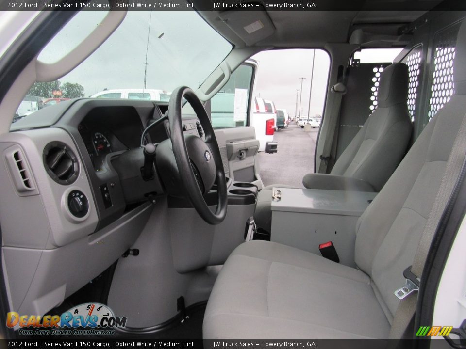 2012 Ford E Series Van E150 Cargo Oxford White / Medium Flint Photo #28