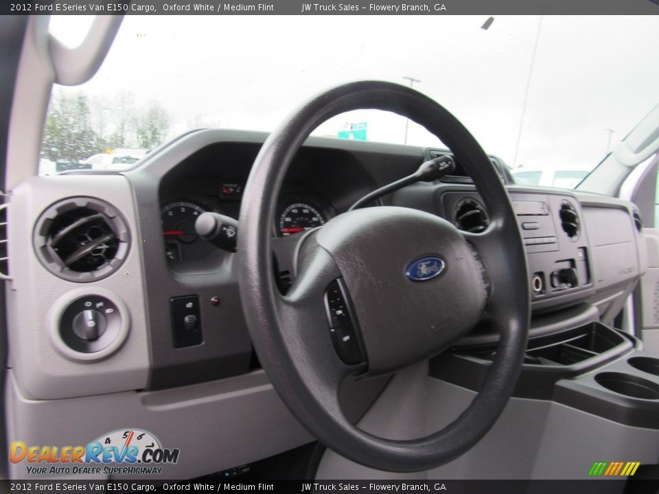 2012 Ford E Series Van E150 Cargo Oxford White / Medium Flint Photo #29