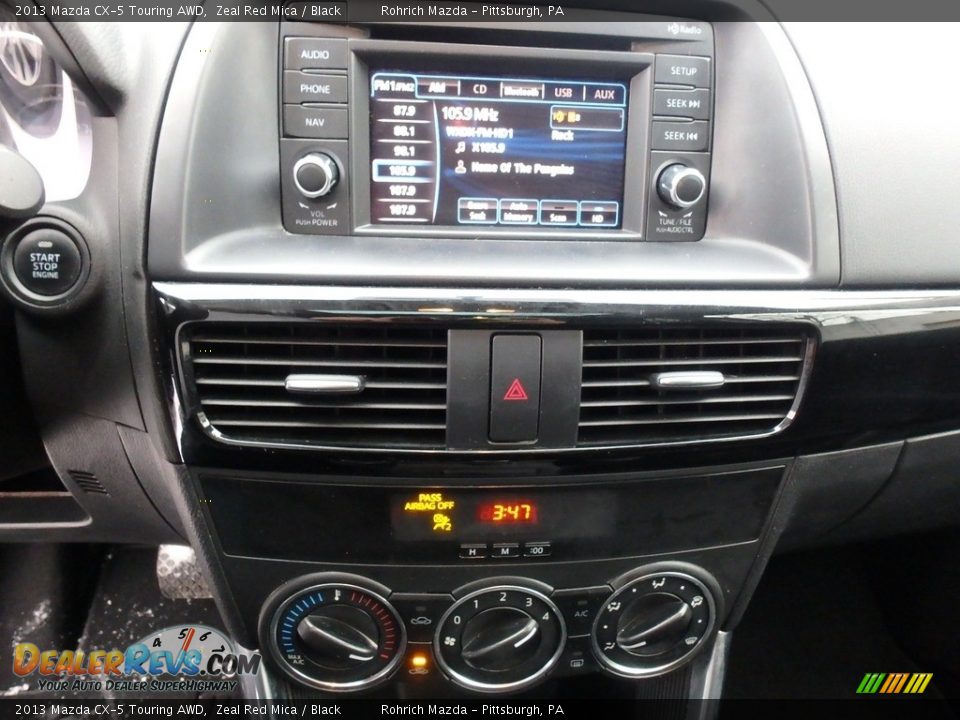 2013 Mazda CX-5 Touring AWD Zeal Red Mica / Black Photo #26
