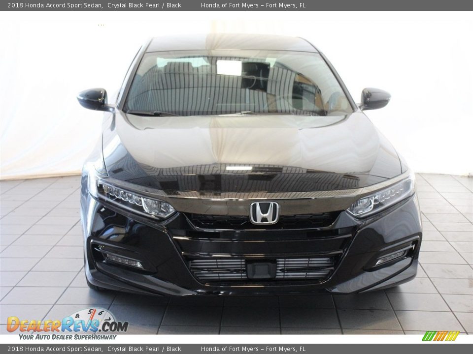 2018 Honda Accord Sport Sedan Crystal Black Pearl / Black Photo #4