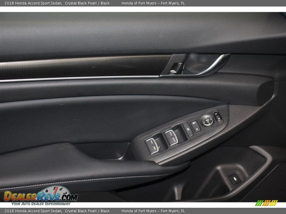 2018 Honda Accord Sport Sedan Crystal Black Pearl / Black Photo #9