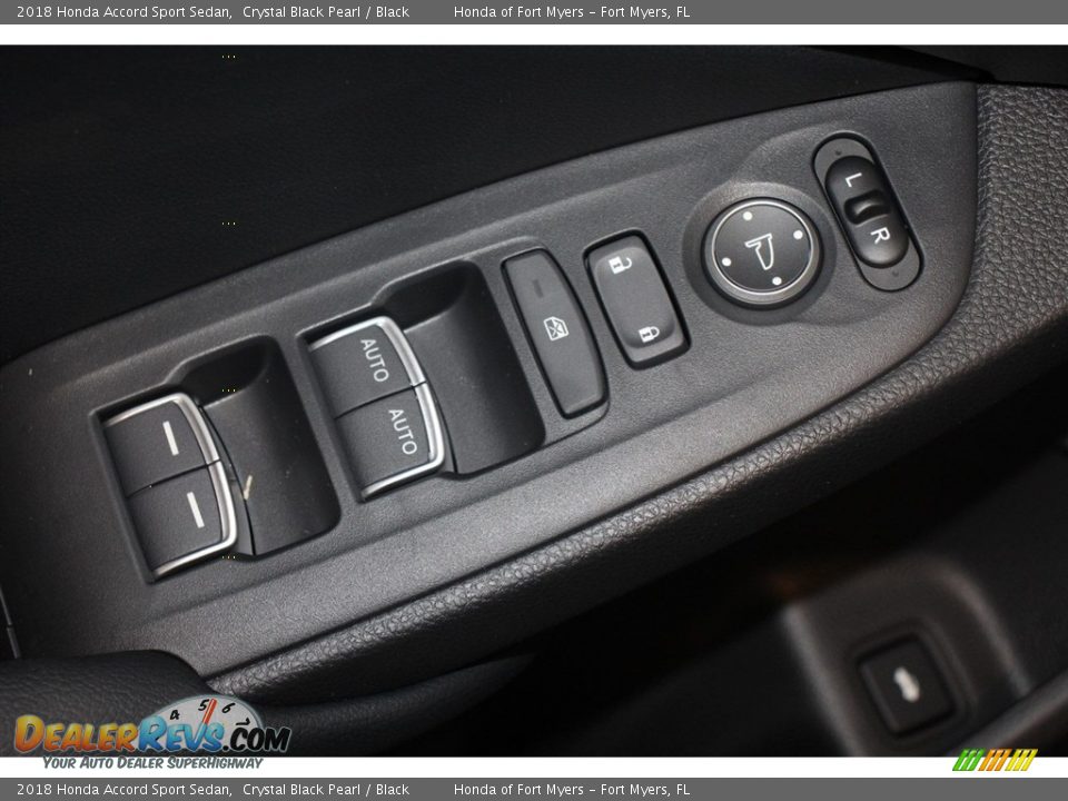2018 Honda Accord Sport Sedan Crystal Black Pearl / Black Photo #10