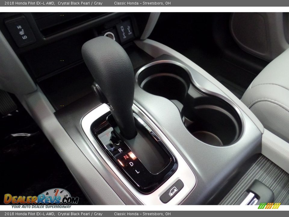 2018 Honda Pilot EX-L AWD Crystal Black Pearl / Gray Photo #15