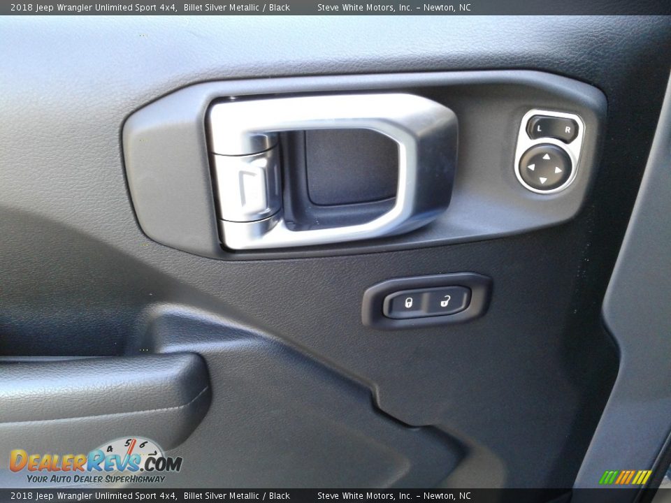 2018 Jeep Wrangler Unlimited Sport 4x4 Billet Silver Metallic / Black Photo #9