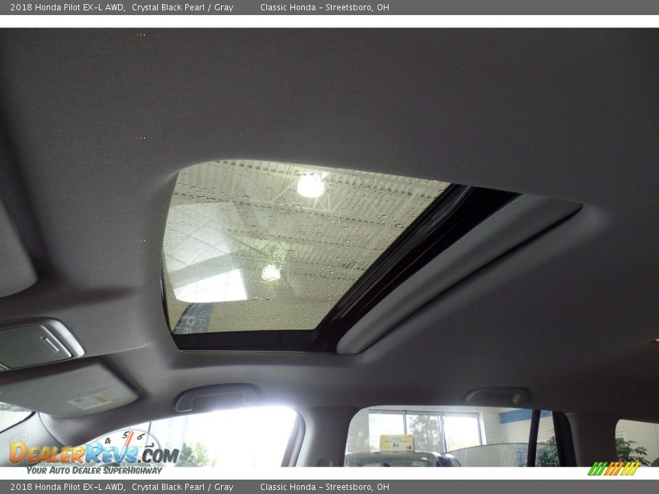 2018 Honda Pilot EX-L AWD Crystal Black Pearl / Gray Photo #16