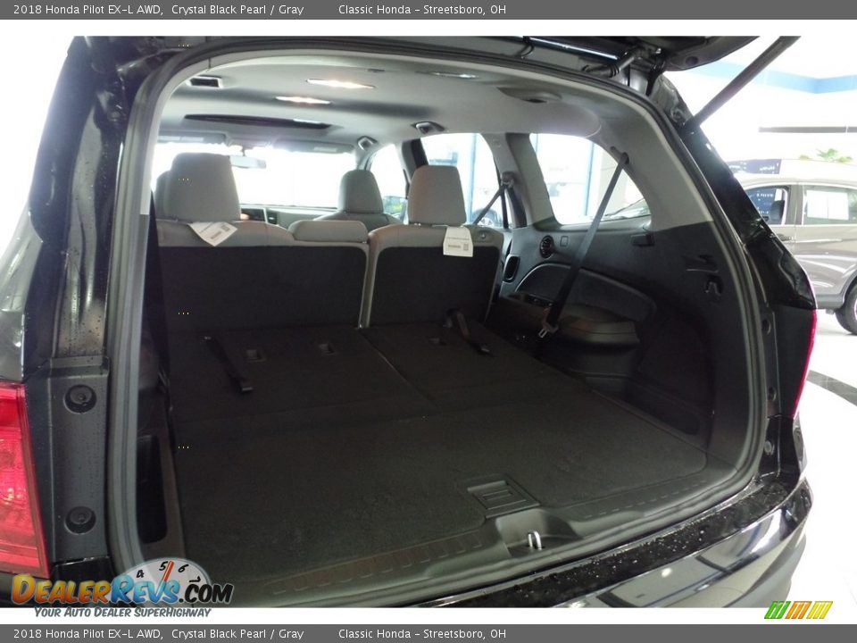 2018 Honda Pilot EX-L AWD Crystal Black Pearl / Gray Photo #18