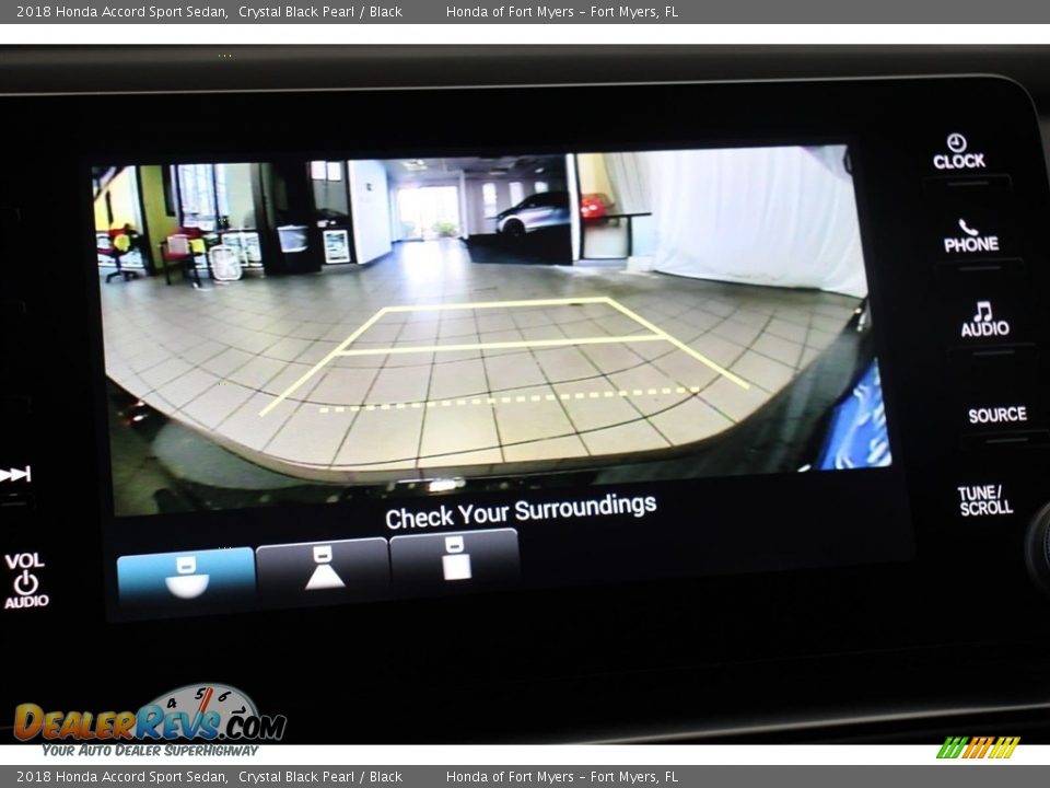 2018 Honda Accord Sport Sedan Crystal Black Pearl / Black Photo #17