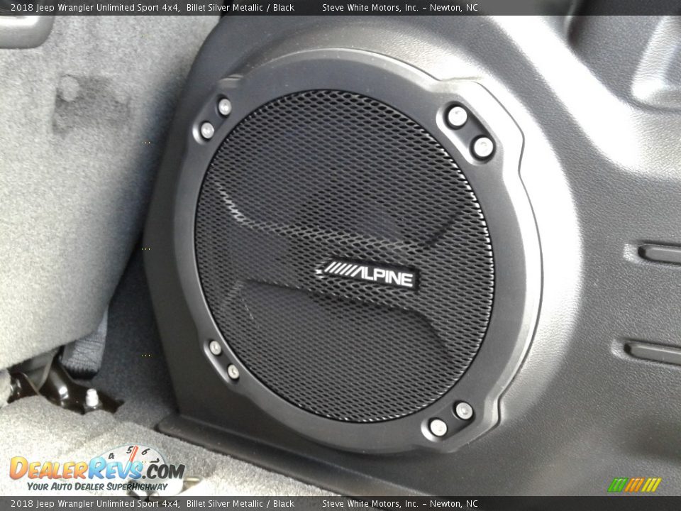 2018 Jeep Wrangler Unlimited Sport 4x4 Billet Silver Metallic / Black Photo #13