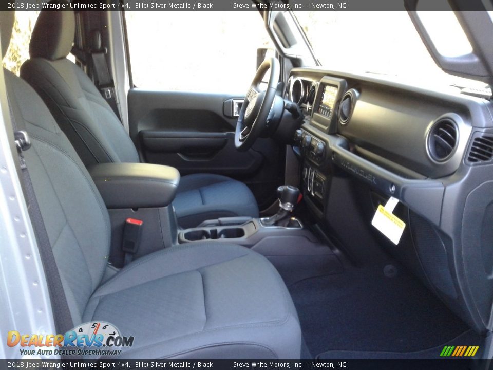 2018 Jeep Wrangler Unlimited Sport 4x4 Billet Silver Metallic / Black Photo #15