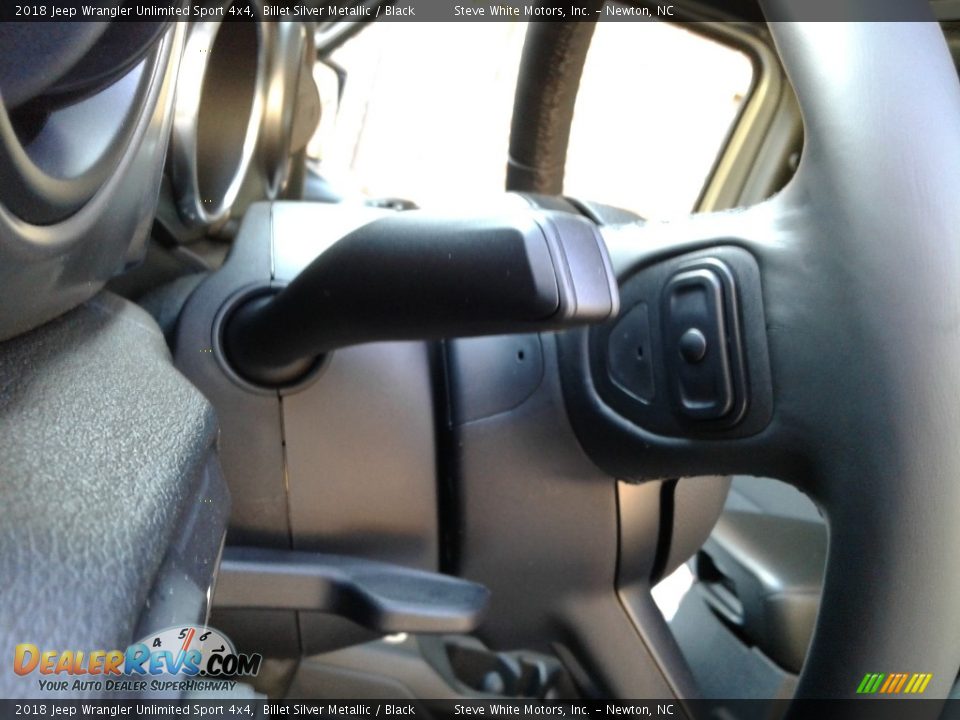 2018 Jeep Wrangler Unlimited Sport 4x4 Billet Silver Metallic / Black Photo #16